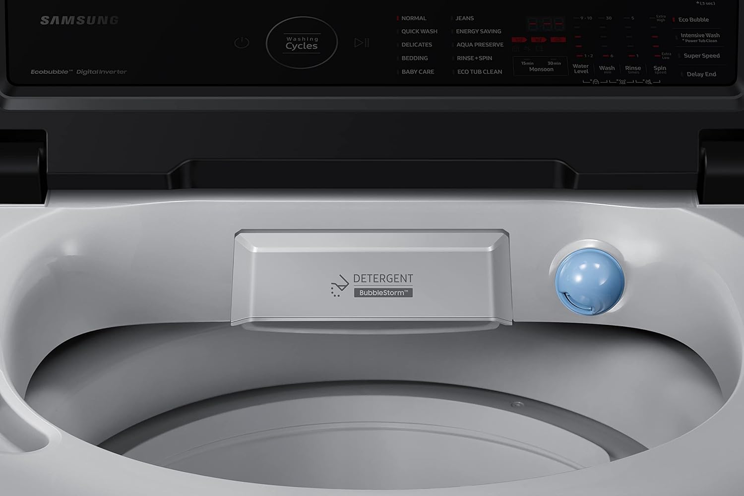 Samsung 9.0 5 star Fully Automatic Top Load Washing Machine Appliance (WA90BG4545BYTL-Lavender Gray)