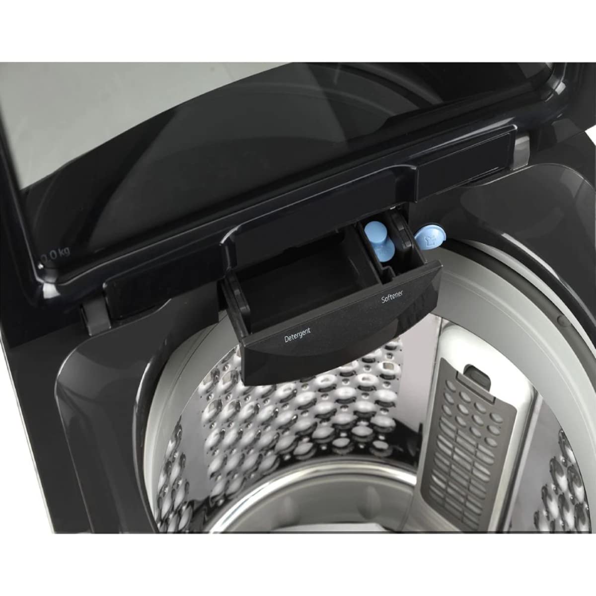LG 10.0 Kg Inverter Wi-Fi Fully-Automatic Top Loading Washing Machine (THD10SWP- Platinum Black-Stainless Steel)