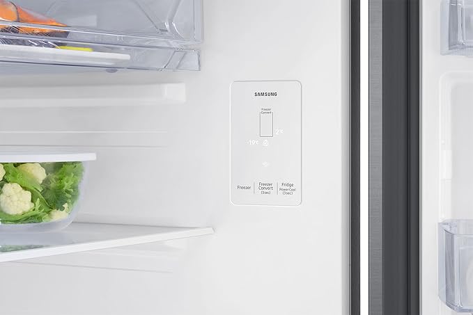 Samsung 330 L- 2 Star- Convertible 5-in-1- Digital Inverter- Frost Free Double Door- WiFi Enabled Bespoke AI Refrigerator (RT34DG5A2BS8HL- Elegant Inox- Silver)