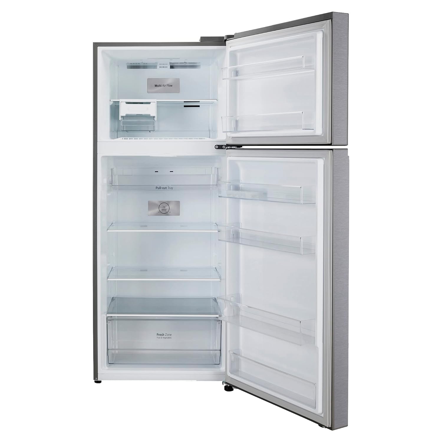 LG 380 L 2 Star Frost Free Smart Inverter Double Door Refrigerator Appliance (- GL-N412SDSY- Dazzle Steel- Express Freeze)