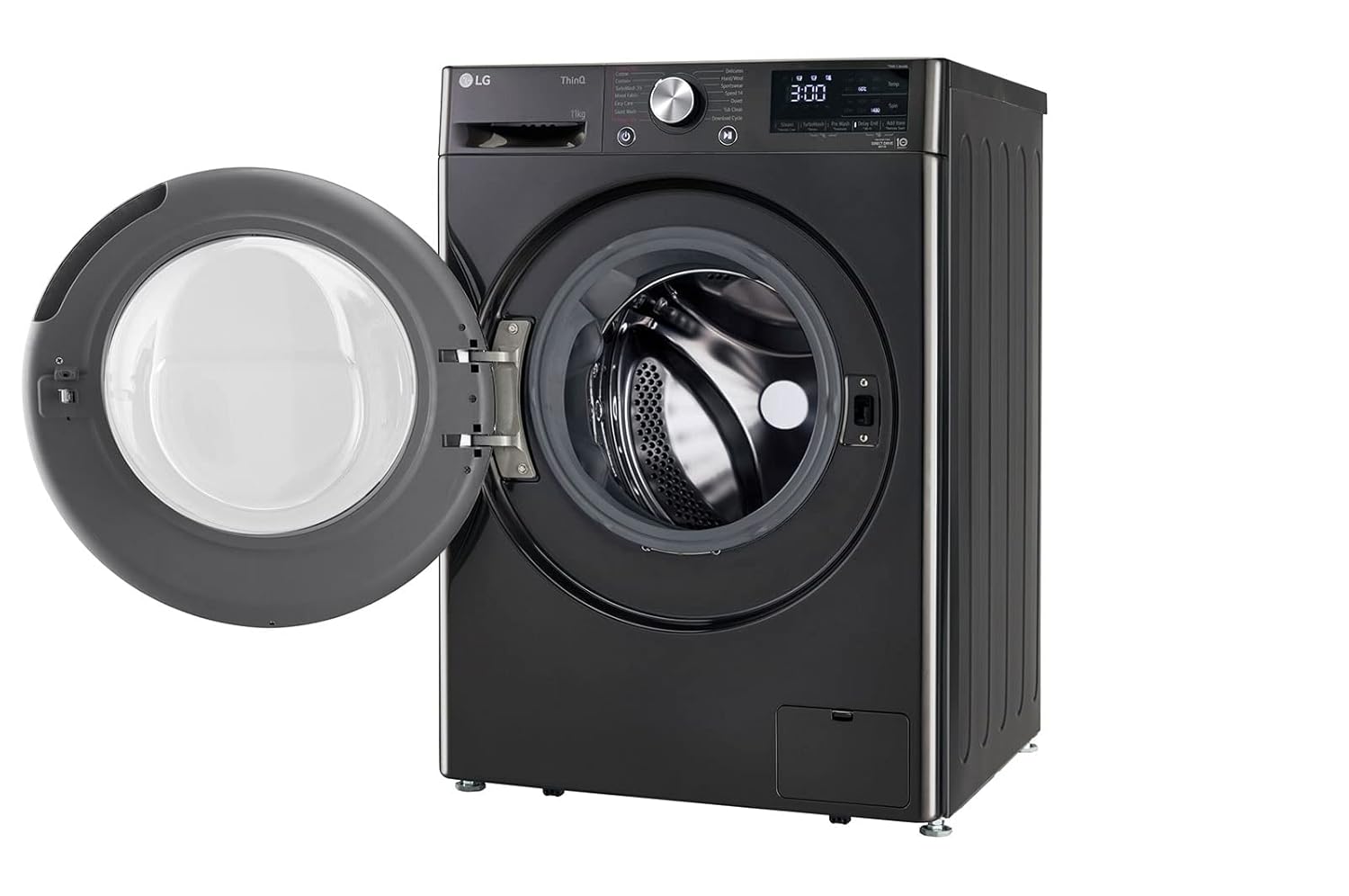 LG 11 Kg 5 Star Inverter Wi-Fi Fully-Automatic Front Load Washing Machine with In-Built Heater (FHP1411Z9B- Black VCM- AI DD Technology- 1400 RPM & Steam+)
