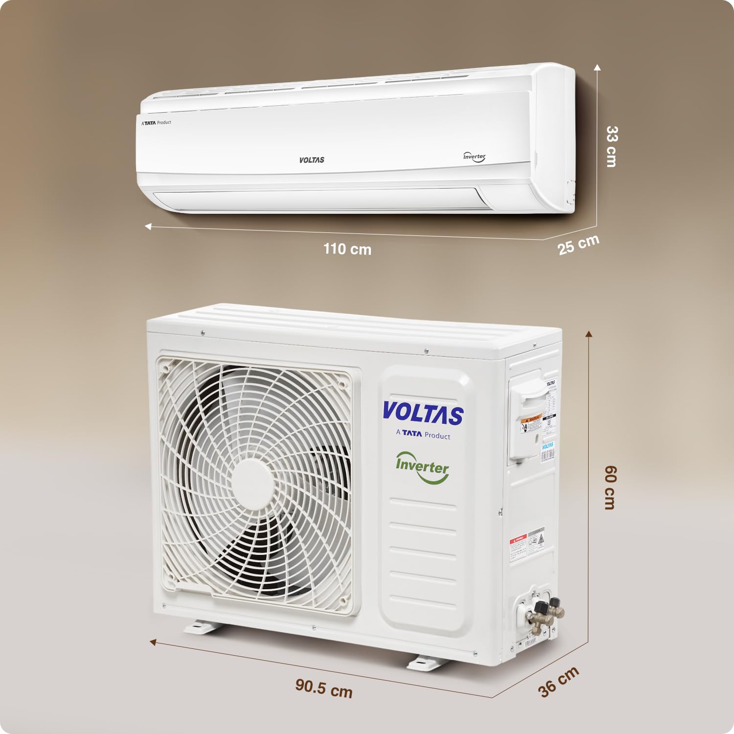 #Voltas 2 Ton 3 Star Inverter Split AC Venus Plus