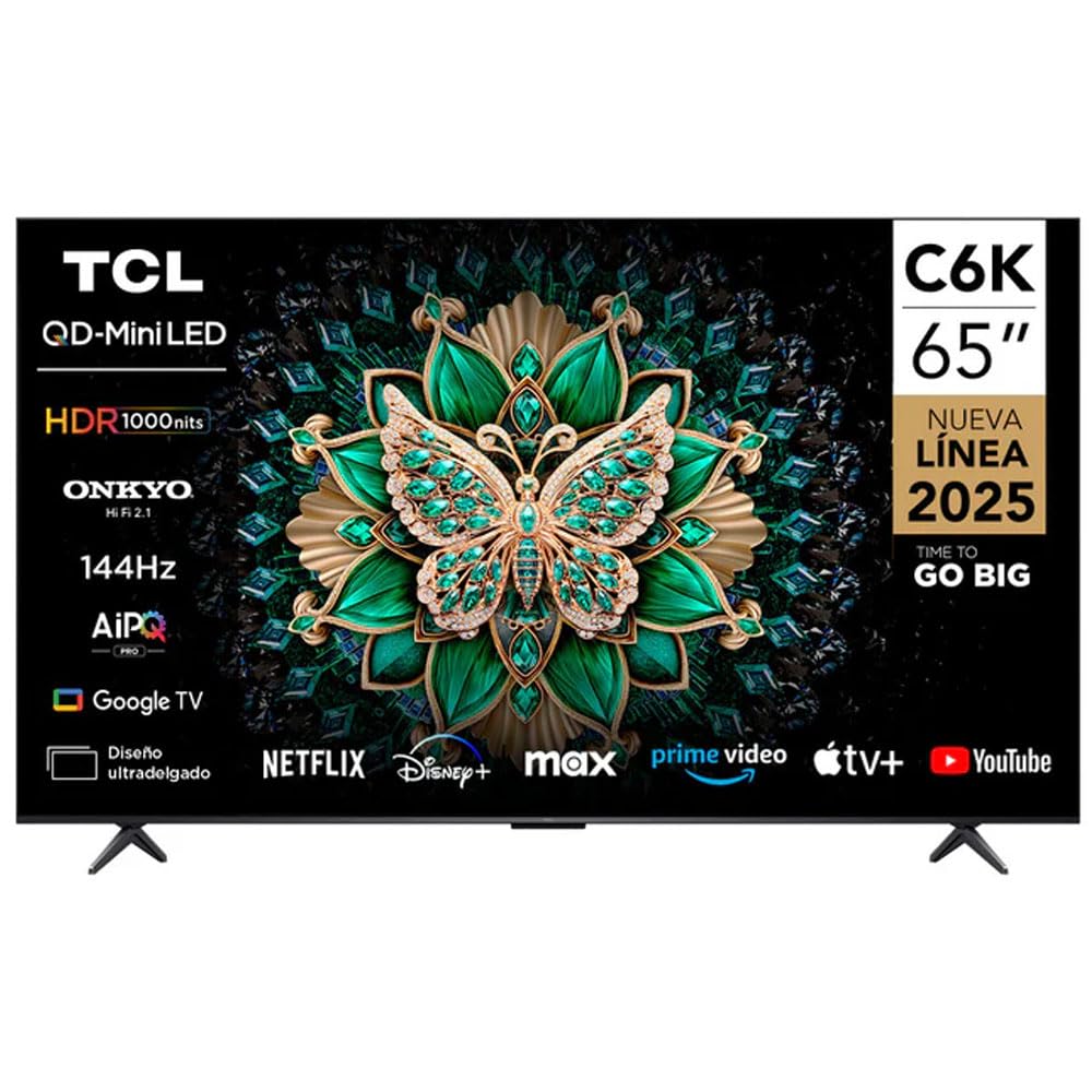 TCL 65″ QLED-MiniLED Google TV 65C6K