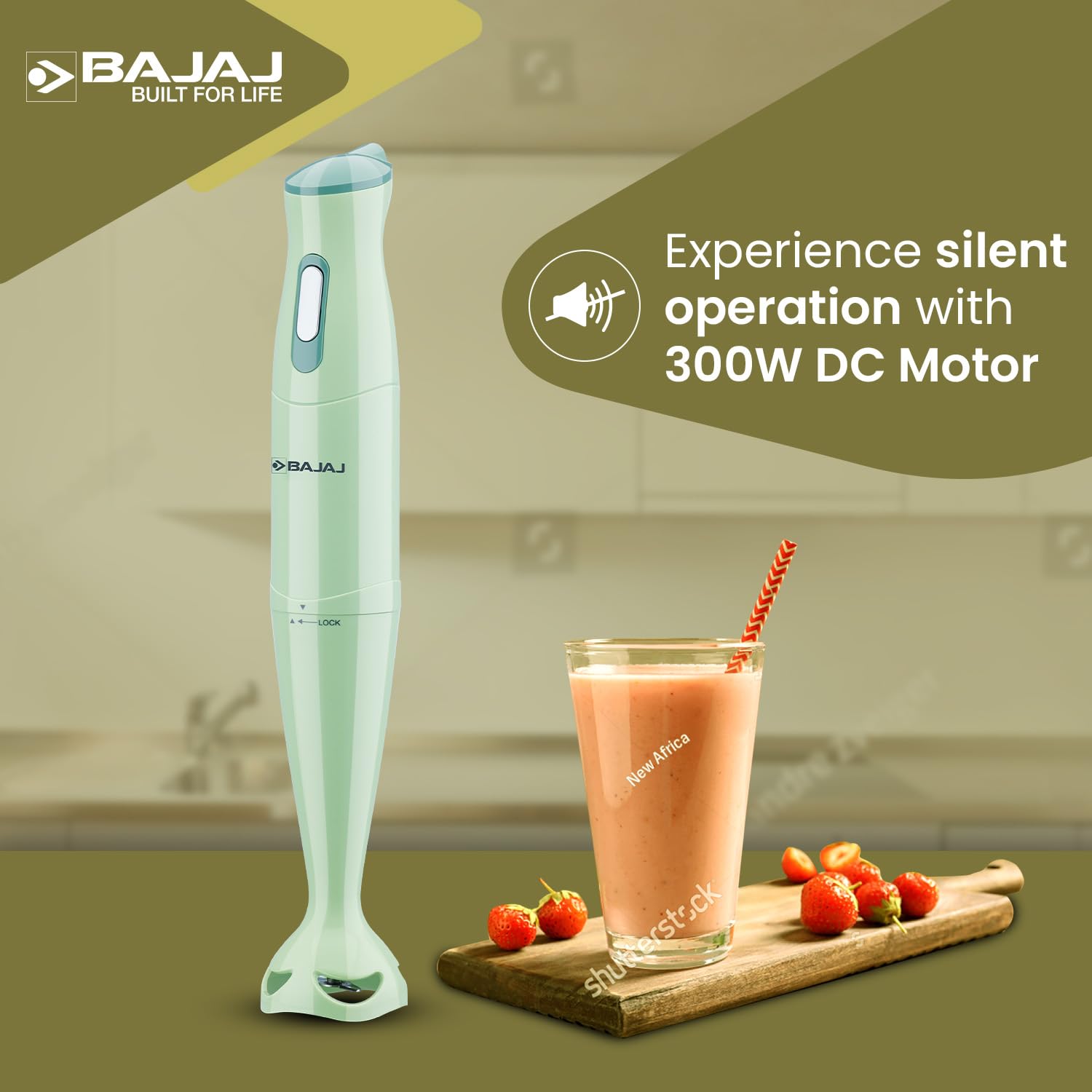 Bajaj HB-20 Silent 300W Hand Blender