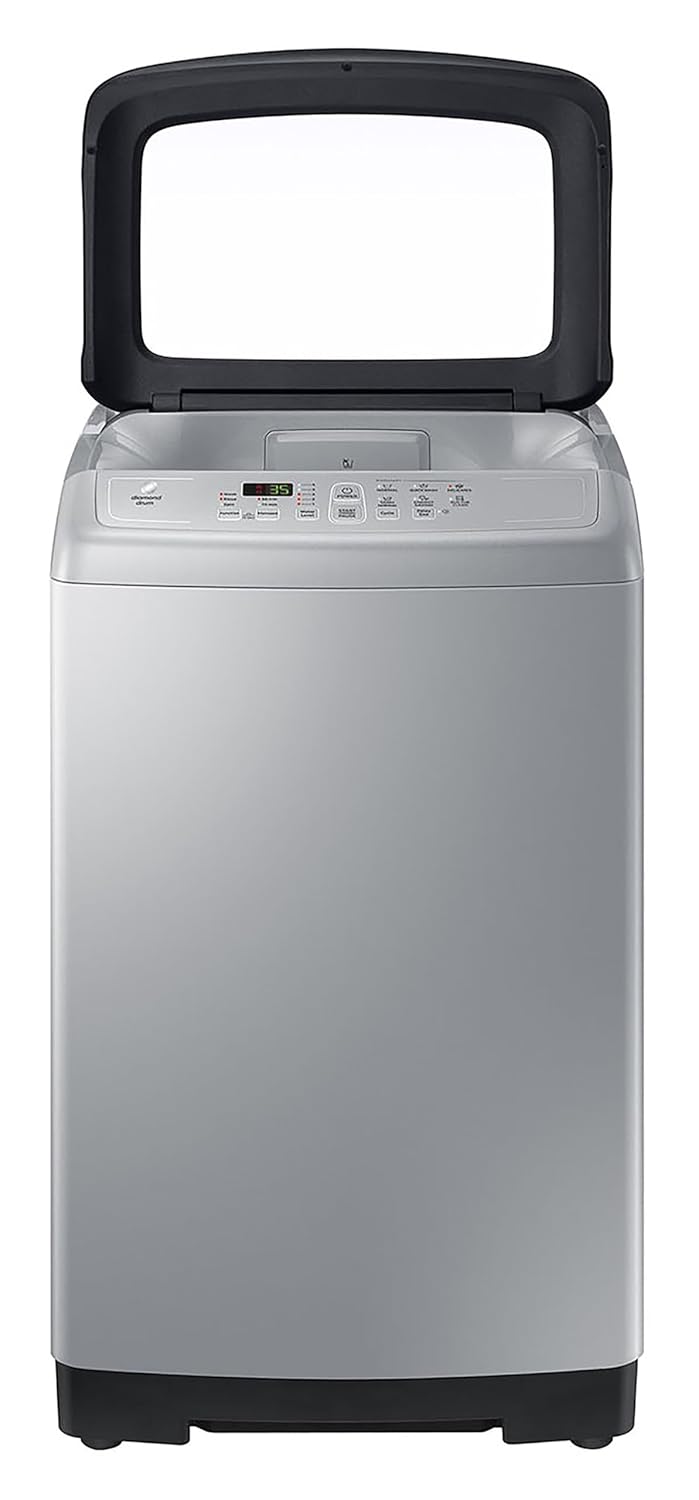Samsung 7 kg- Fully-Automatic Top Load Washing Machine (WA70A4002GS/TL- Imperial Silver)