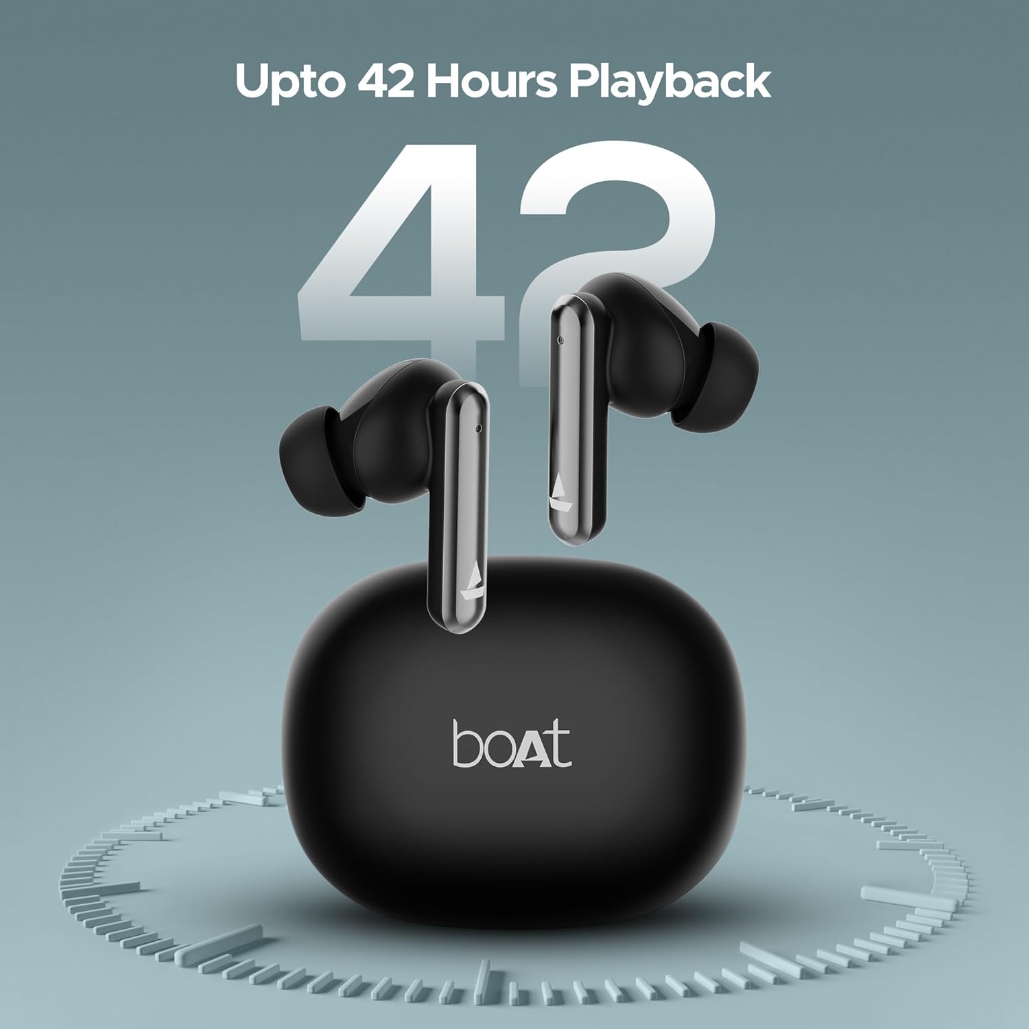 boAt Airdopes Bliss ANC TWS Earbuds w/ ANC(32dB) 42 HRS Playback & BEAST Mode Bluetooth