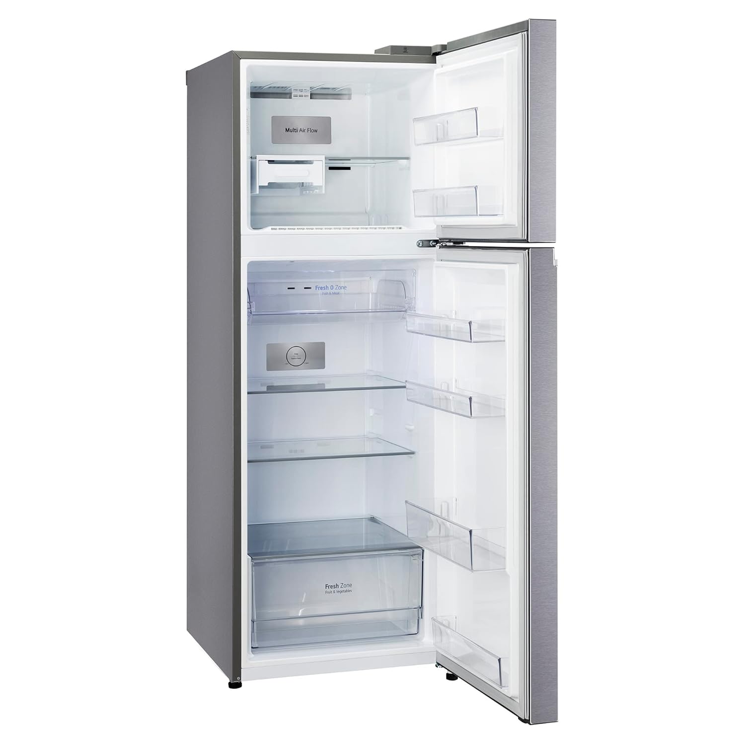 LG 288 L 2 Star Smart Inverter Frost-Free Double Door Refrigerator (GL-S322SPZY- Shiny Steel- Convertible & Multi Airflow Cooling)