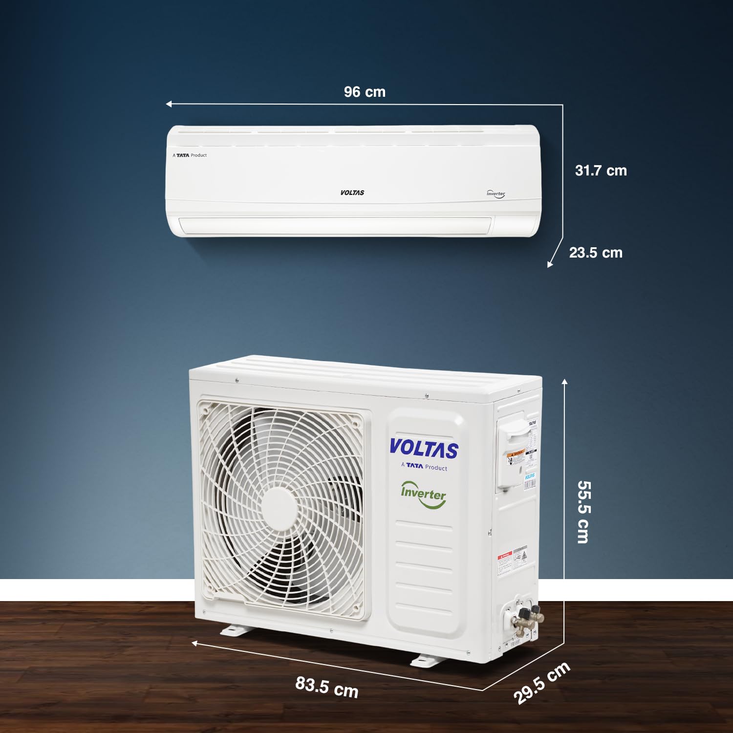 #Voltas 1.5 Ton 5 Star Inverter Split AC Vectra