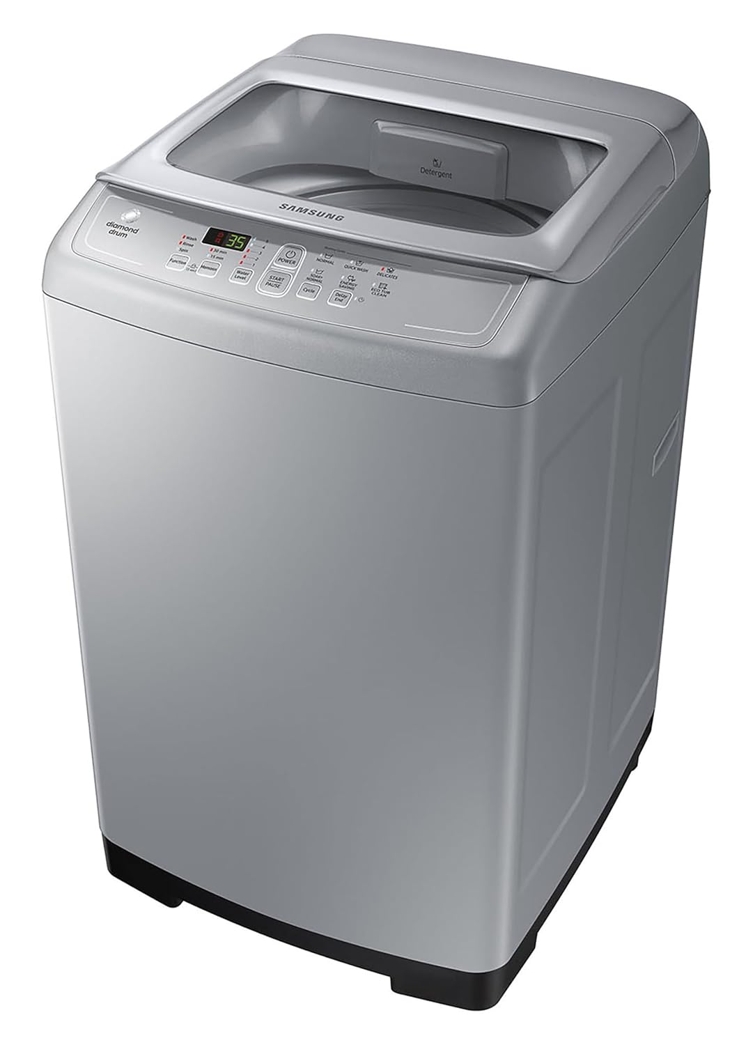 Samsung 7 kg- Fully-Automatic Top Load Washing Machine (WA70A4002GS/TL- Imperial Silver)