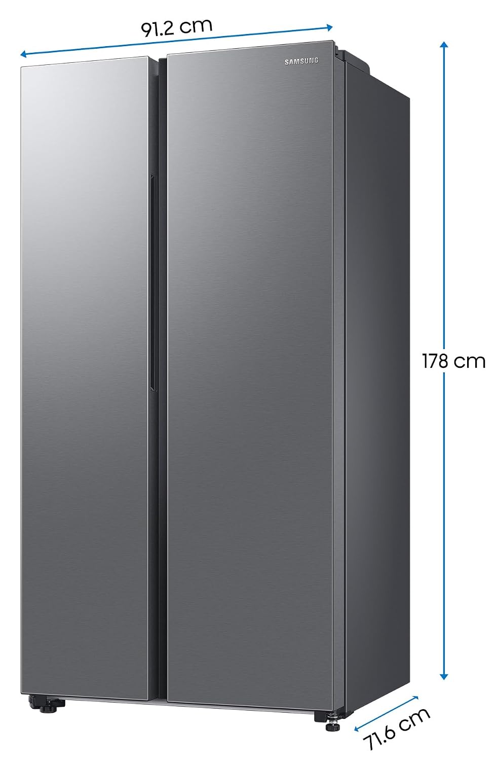 Samsung 653L 3 Star Side by Side Refrigerator