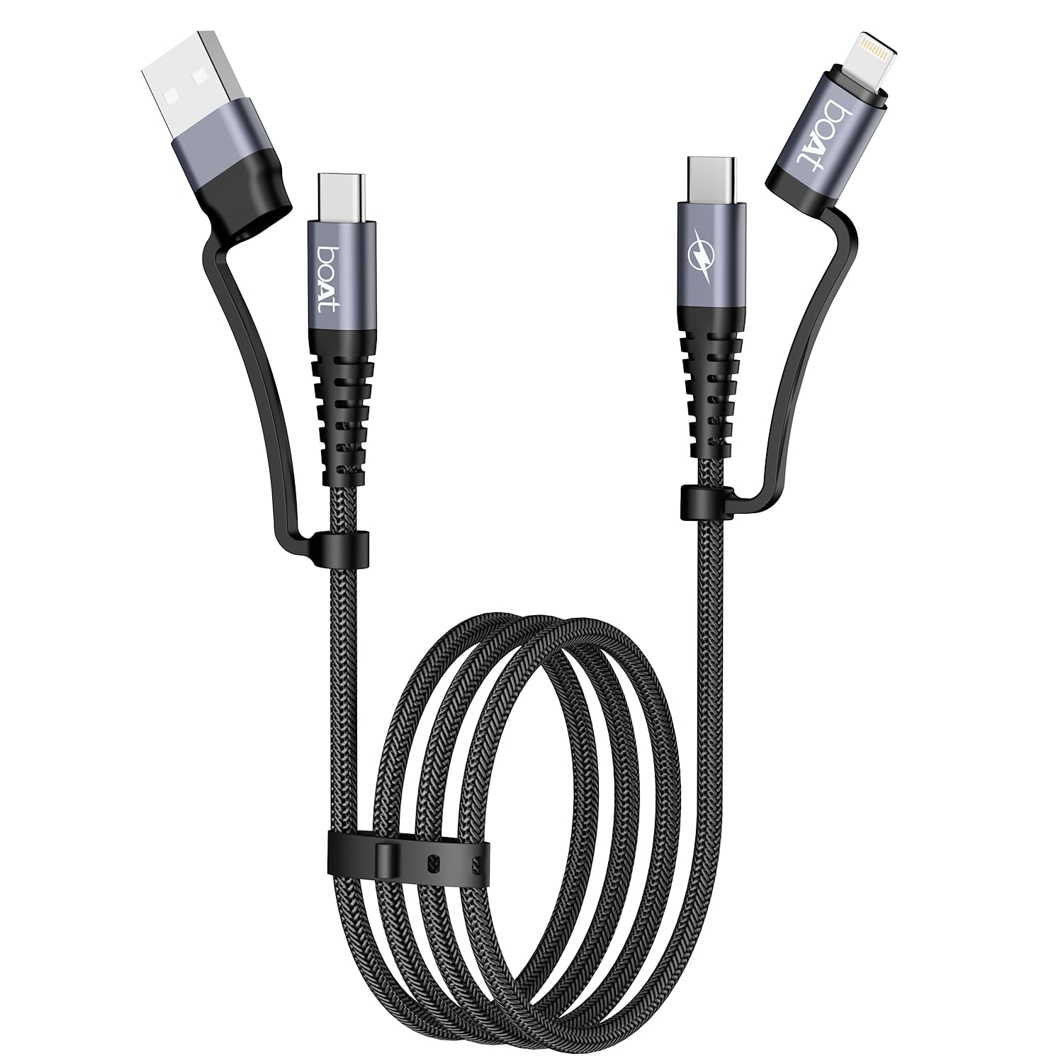 boAt FlexiCharge 400 4-in-1 Fast Charging Cable
