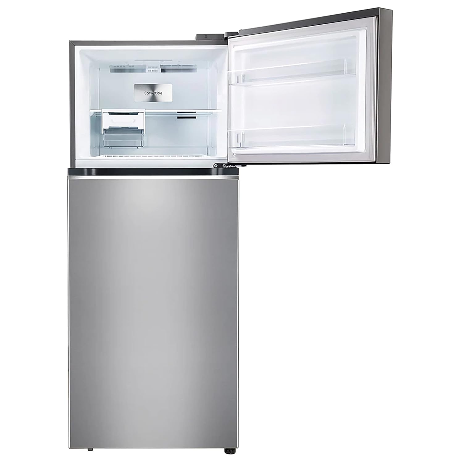 LG 380 L 2 Star Frost-Free Smart Inverter Double Door Refrigerator (GL-S412SPZY- Shiny Steel- Convertible- Gross Volume- 408 L)