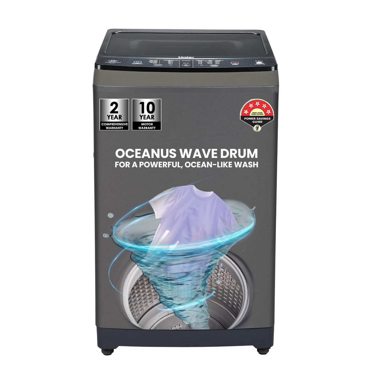 Haier 8 Kg 5 Star Top Load Washing Machine