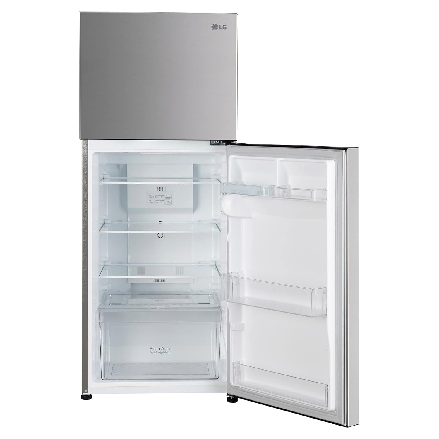 LG 240 L 2 Star Frost-Free Smart Inverter Double Door Refrigerator Appliance (2023 Model- GL-S292SPZY- Shiny Steel- Convertible)