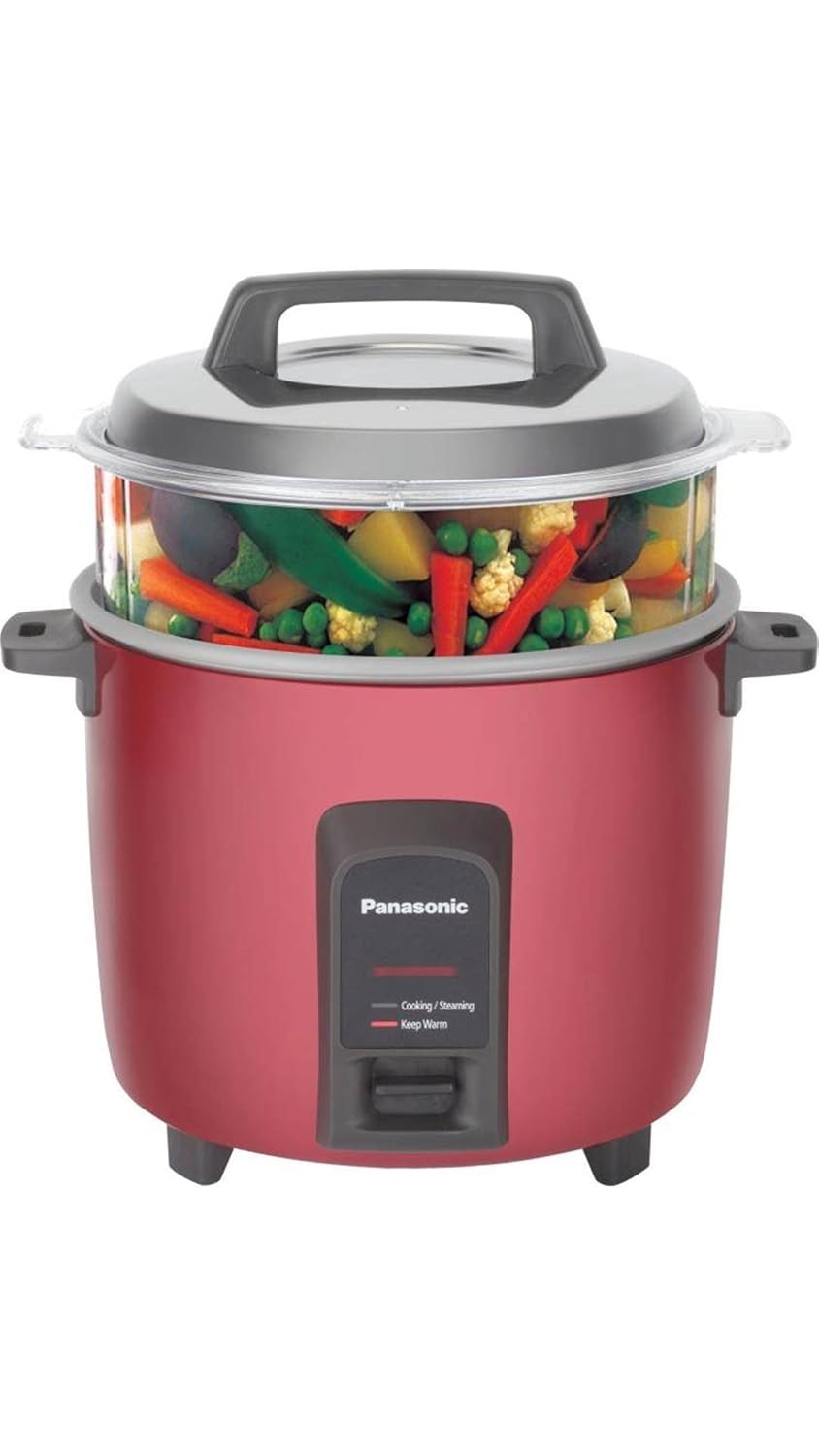 Panasonic SR-Y18FHS 1.8L Rice Cooker Red