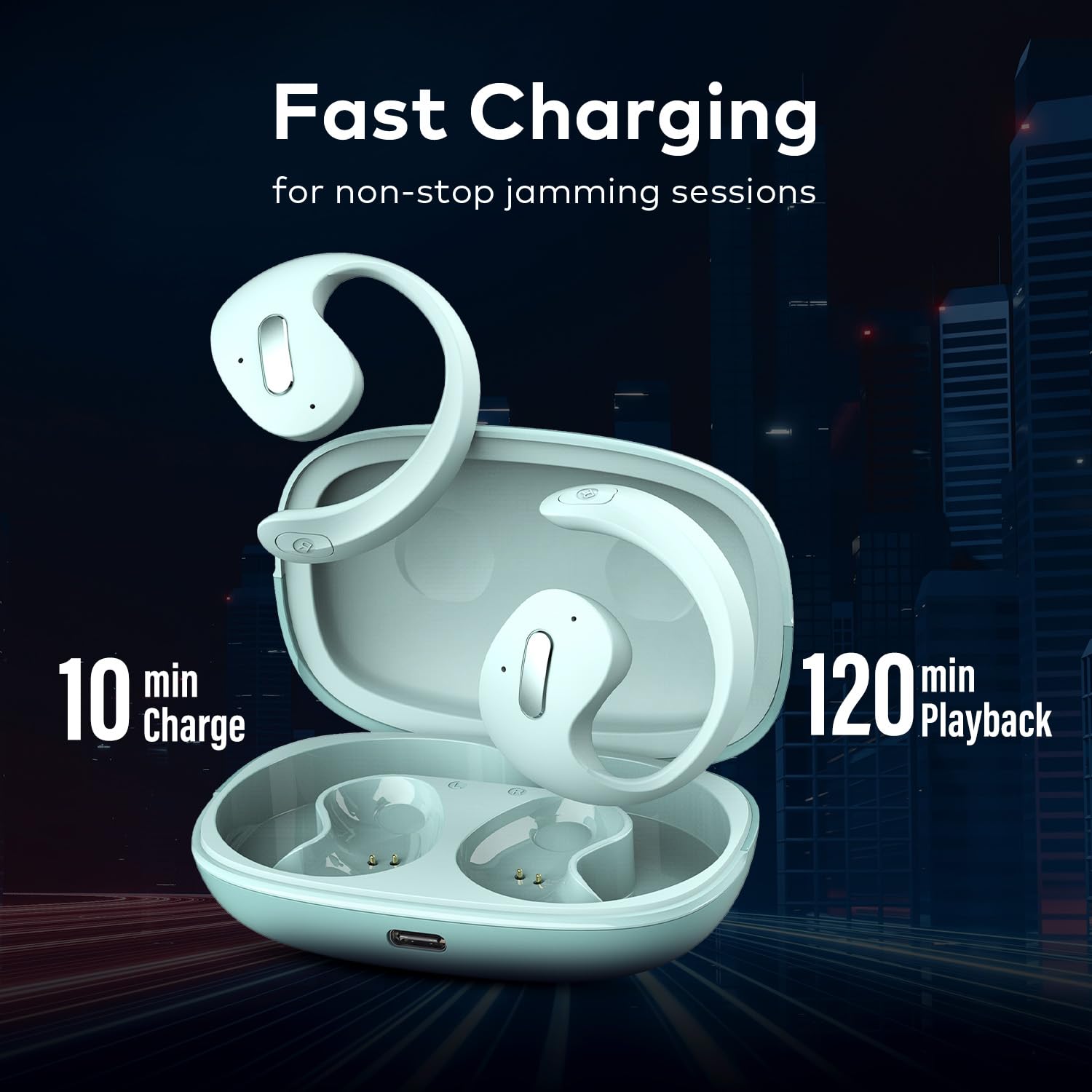 #Color_Misty Aqua itel Buds