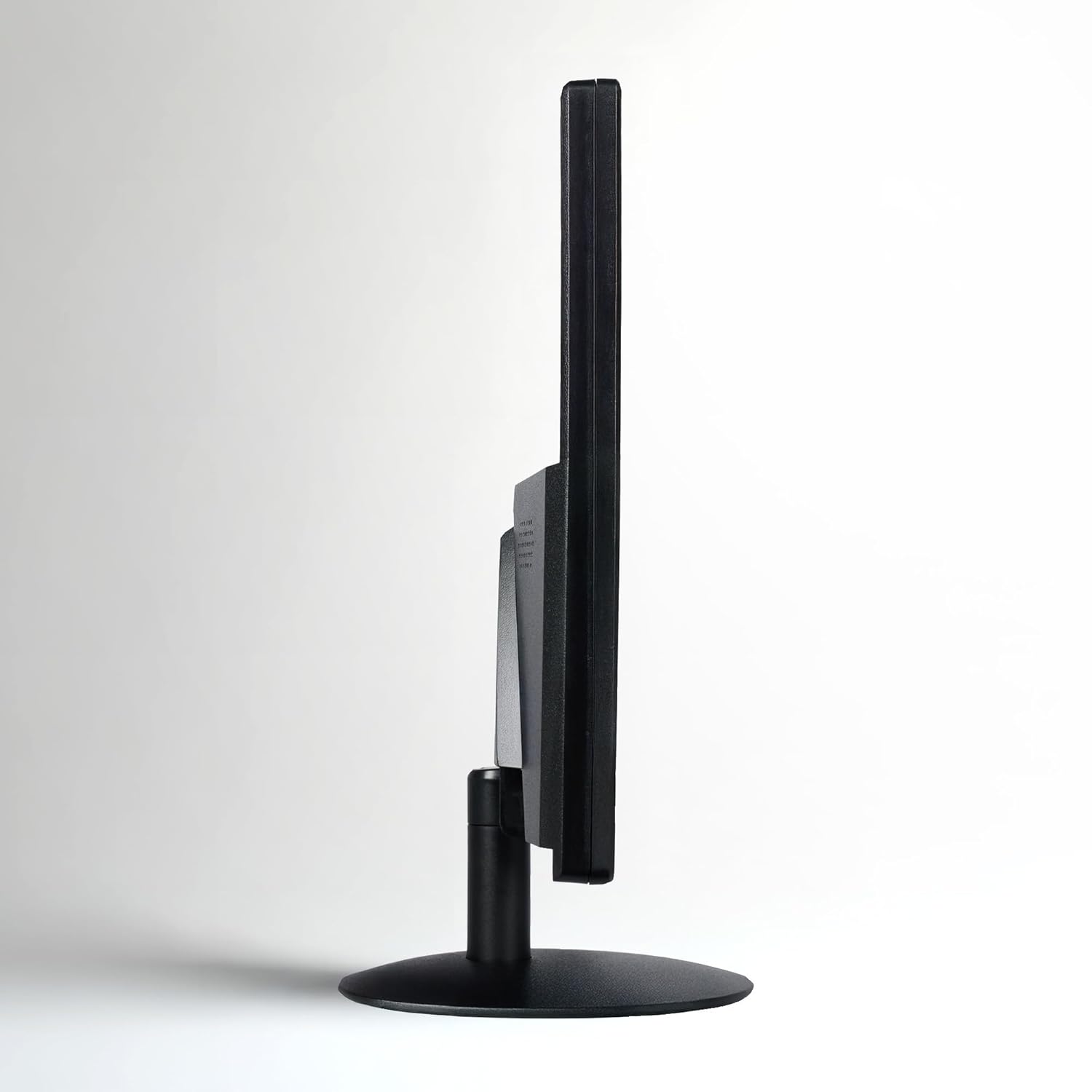 Zebronics Zebster A20HD 20 inch LED Monitor side view showcasing its sleek design and slim profile.