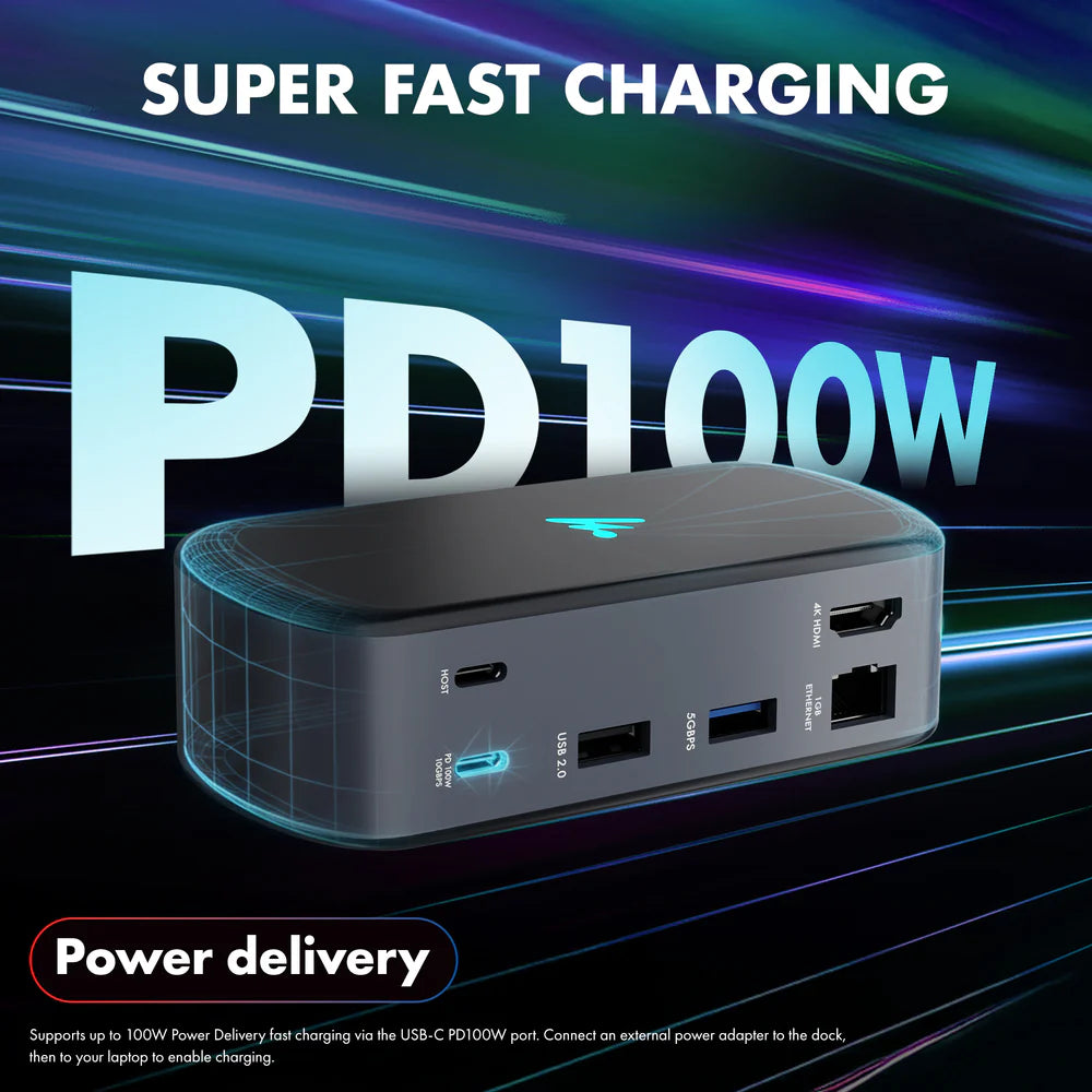 WOZOYO 12-in-1 USB Type-C Docking Station Hub