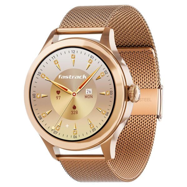 #Rose Gold Fastrack Noir Pro Smartwatch