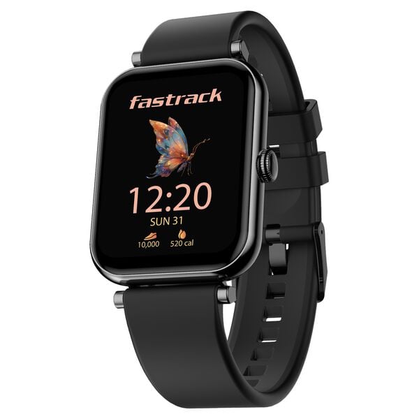 #Black Fastrack Noir Charm Smartwatch