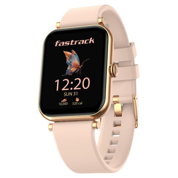 #Pink Fastrack Noir Charm Smartwatch