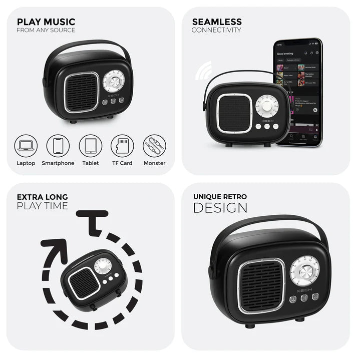 Xech Retro Jam Your Ultimate Karaoke Party Companion