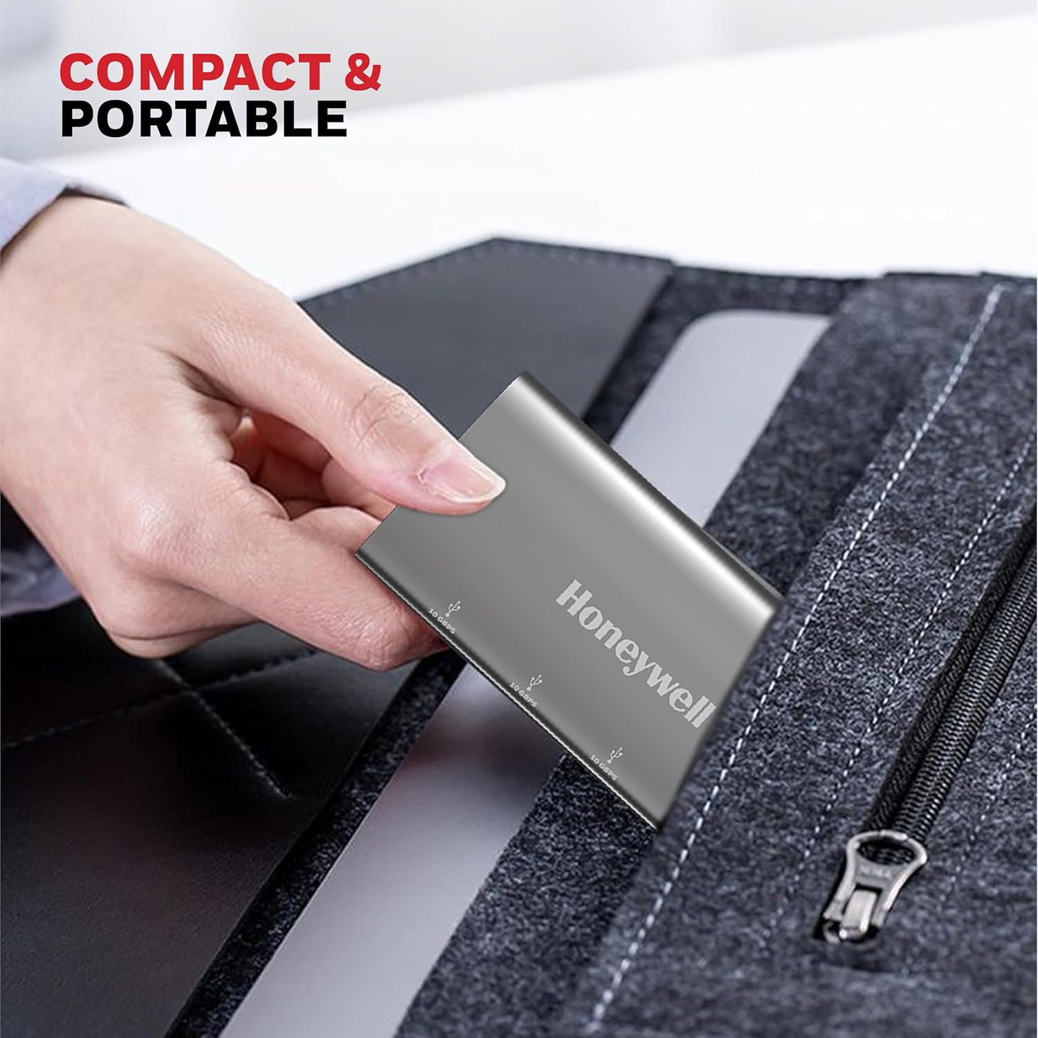 Honeywell Newly Launched Momentum Type C to 4xUSB C 3.2 Gen 2 Port Type C Hub, 10 Gbps Transmission Speed, 30 cms, Premium Metallic Finish, Compatible with All Type C Port Devices