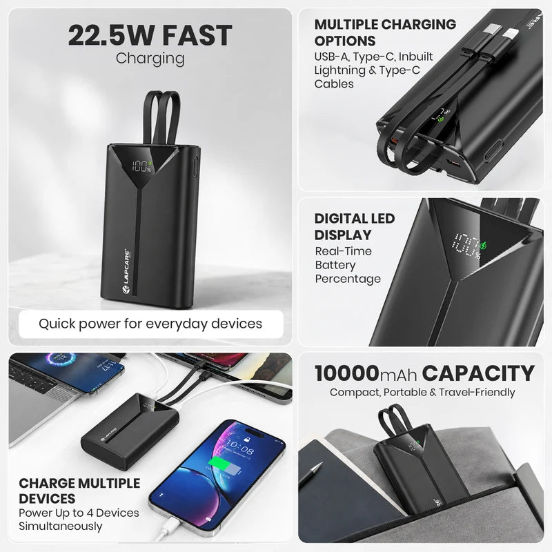 Lapcare Rapid One 10000mAh Power Bank