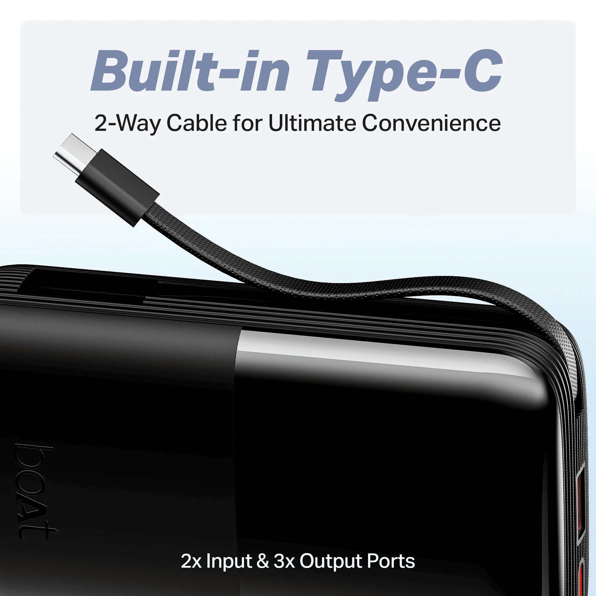 boAt Energyshroom PB400 Turbo X 20000mAh Power Bank
