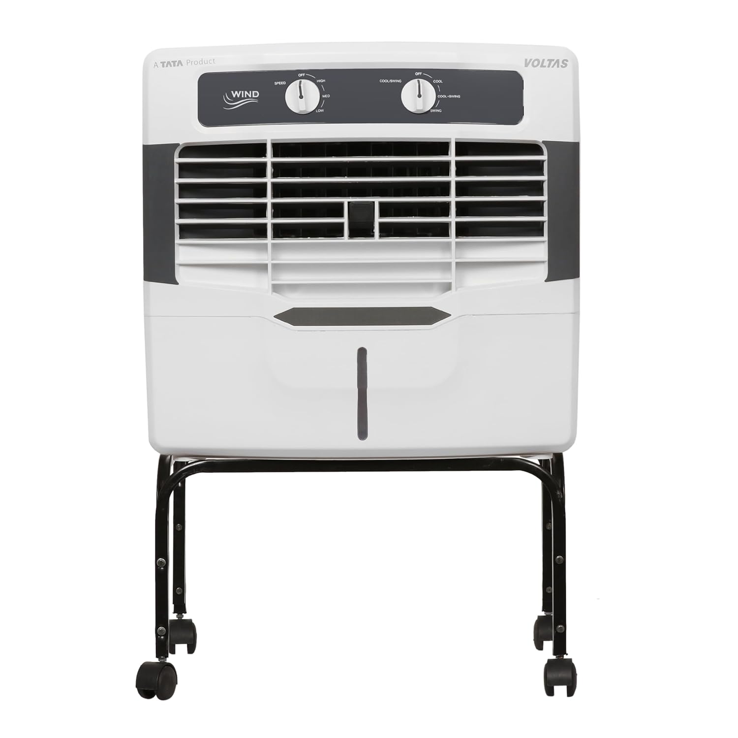 Voltas Wind 54 WW Air Cooler for Home- Wood Wool Cooling Pads with 3 Speed Settings- 54 Litres- White