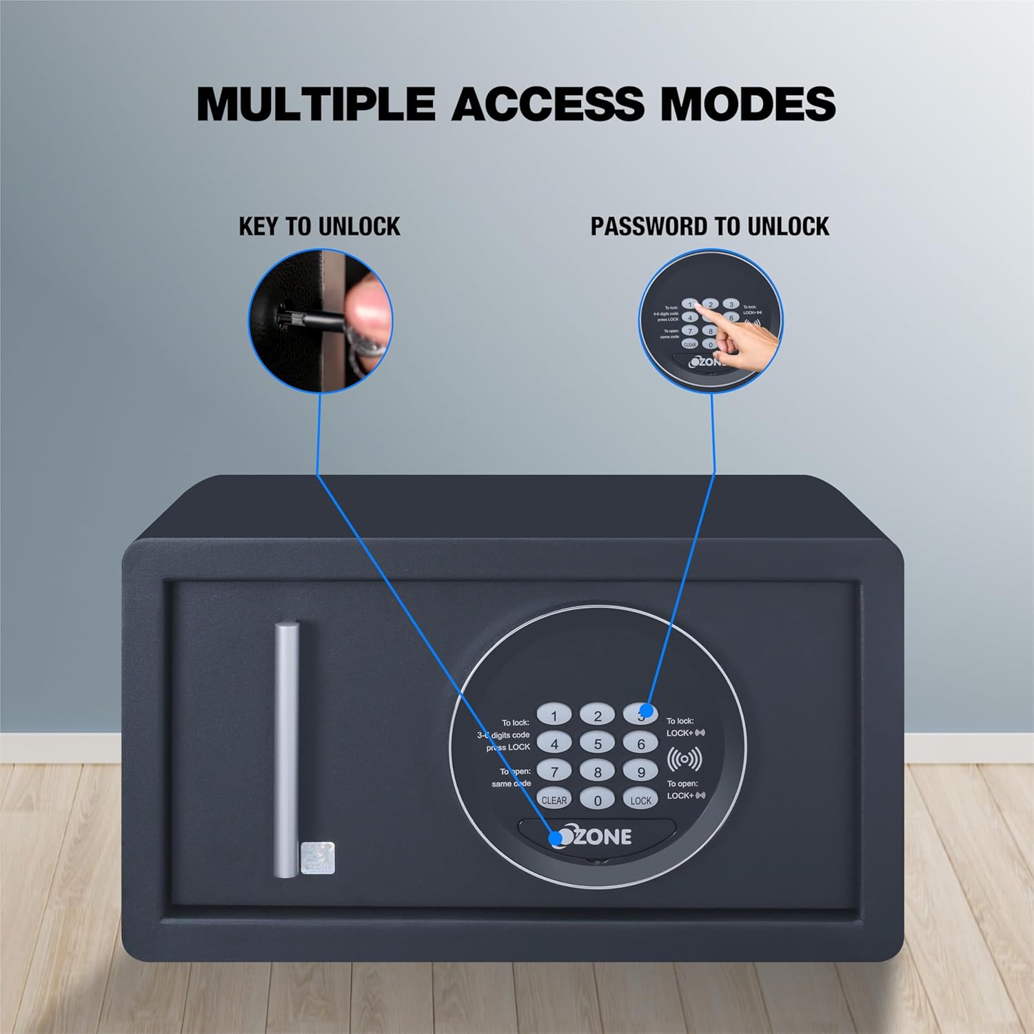 Ozone 9.8 L Digital Safe Locker