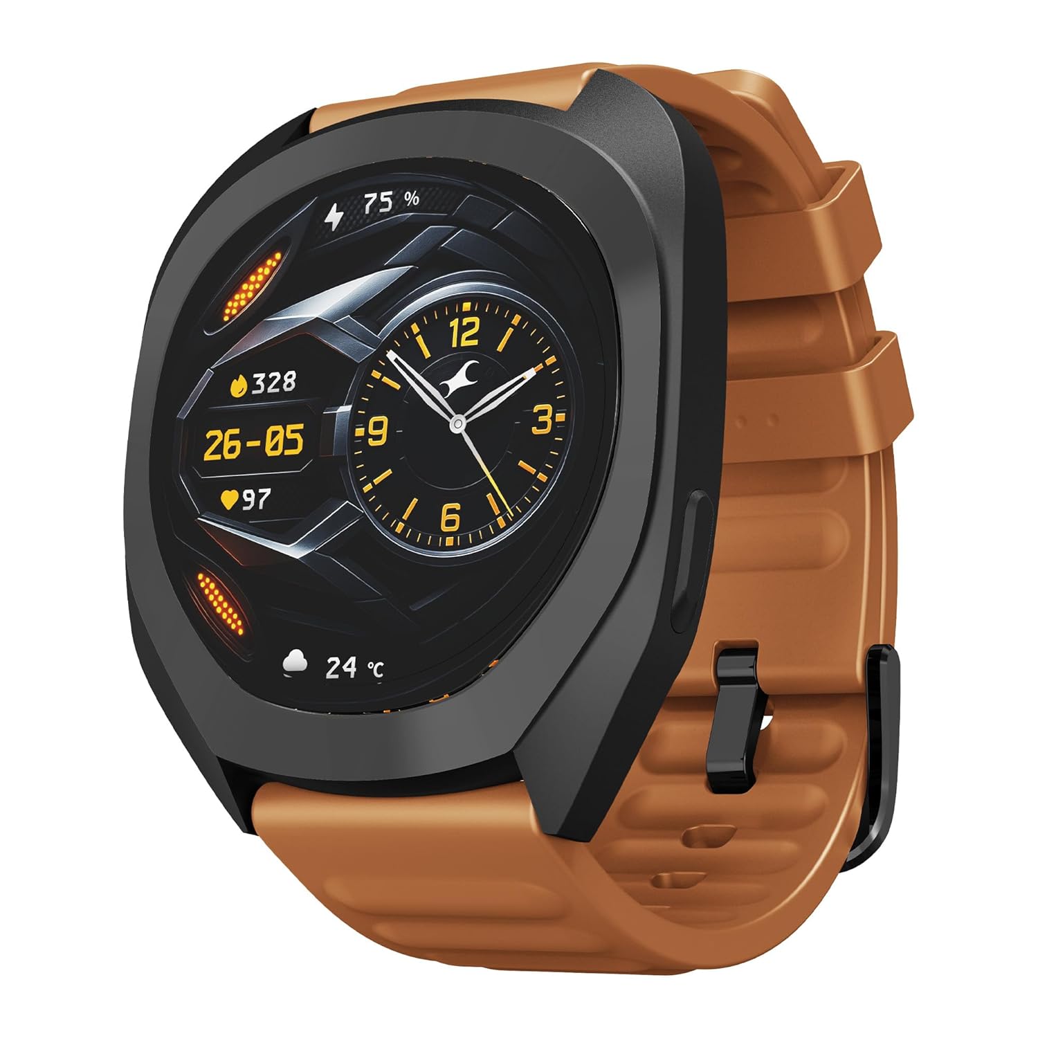 #Copper Clay Fastrack Cosmix Smartwatch