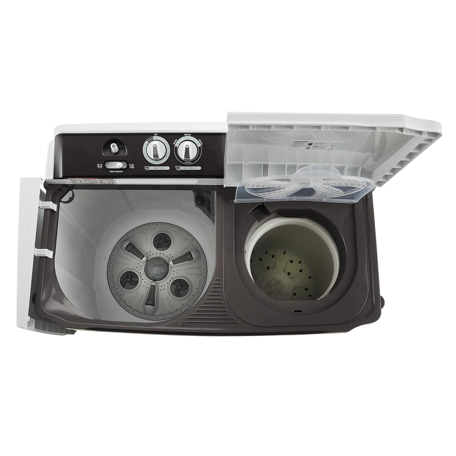LG 10 kg 5 Star Semi-Automatic Top Load Washing Machine Appliance (P1040RGAZ- Dark Gray- Roller Jet Pulsator)