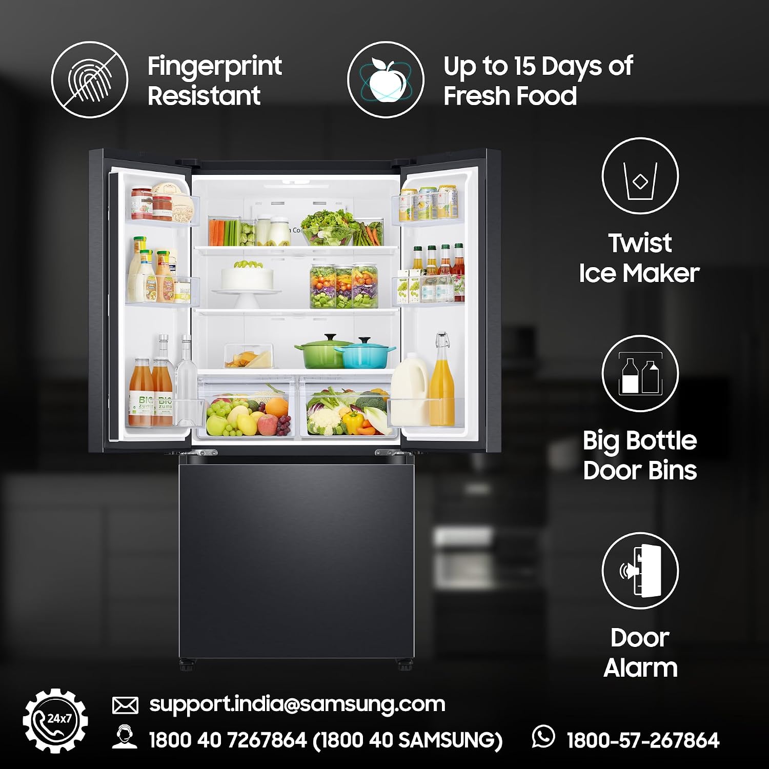 Samsung 580L French Door Convertible Refrigerator