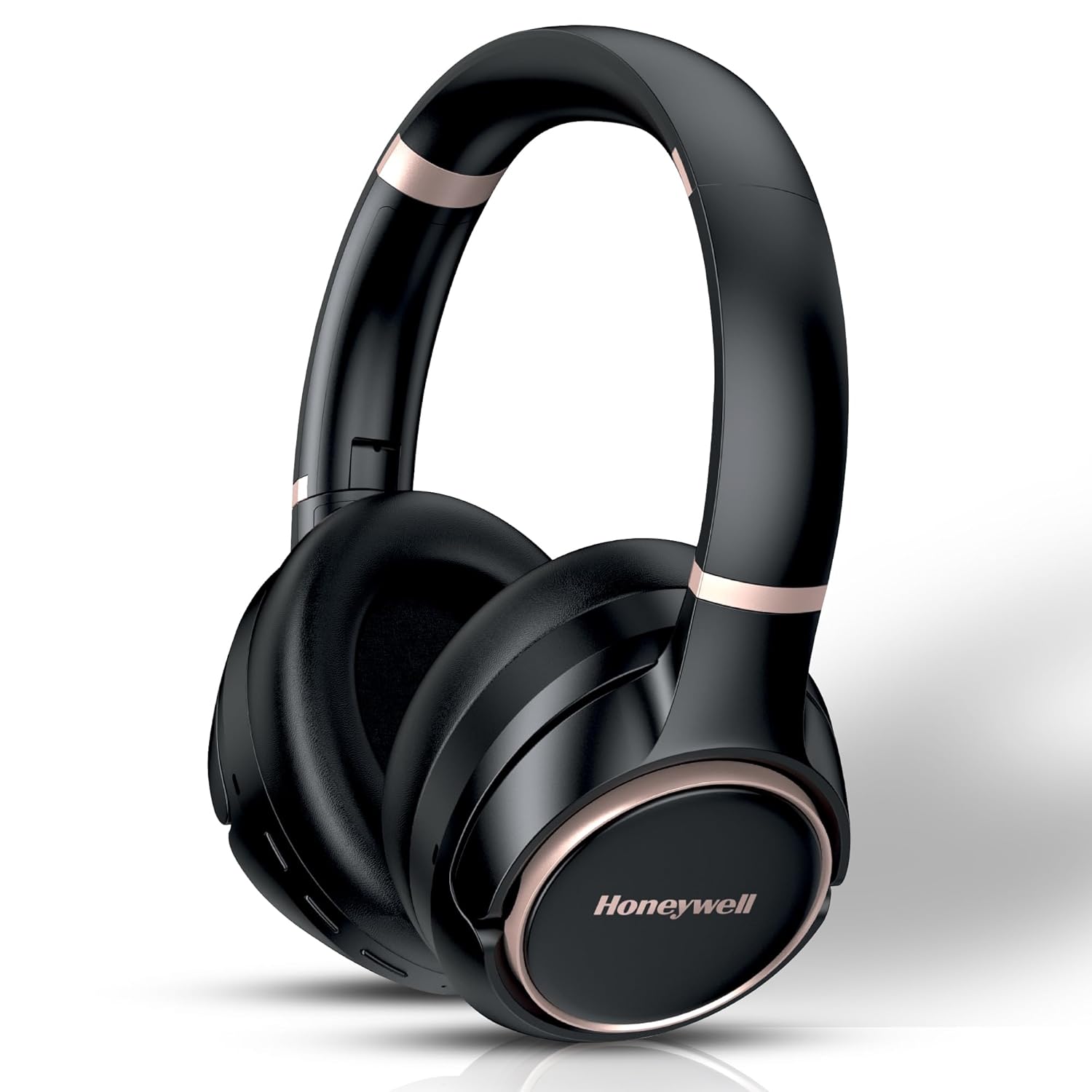 Honeywell New Launch Trueno U20 Bluetooth v5.4 Over-Ear Headphones with Mic  Hybrid ANC  Spatial Audio &Head Tracking  70H Playback  High-Res Sound  Dual Pairing  40ms Low Latency  Quad Cable-Black