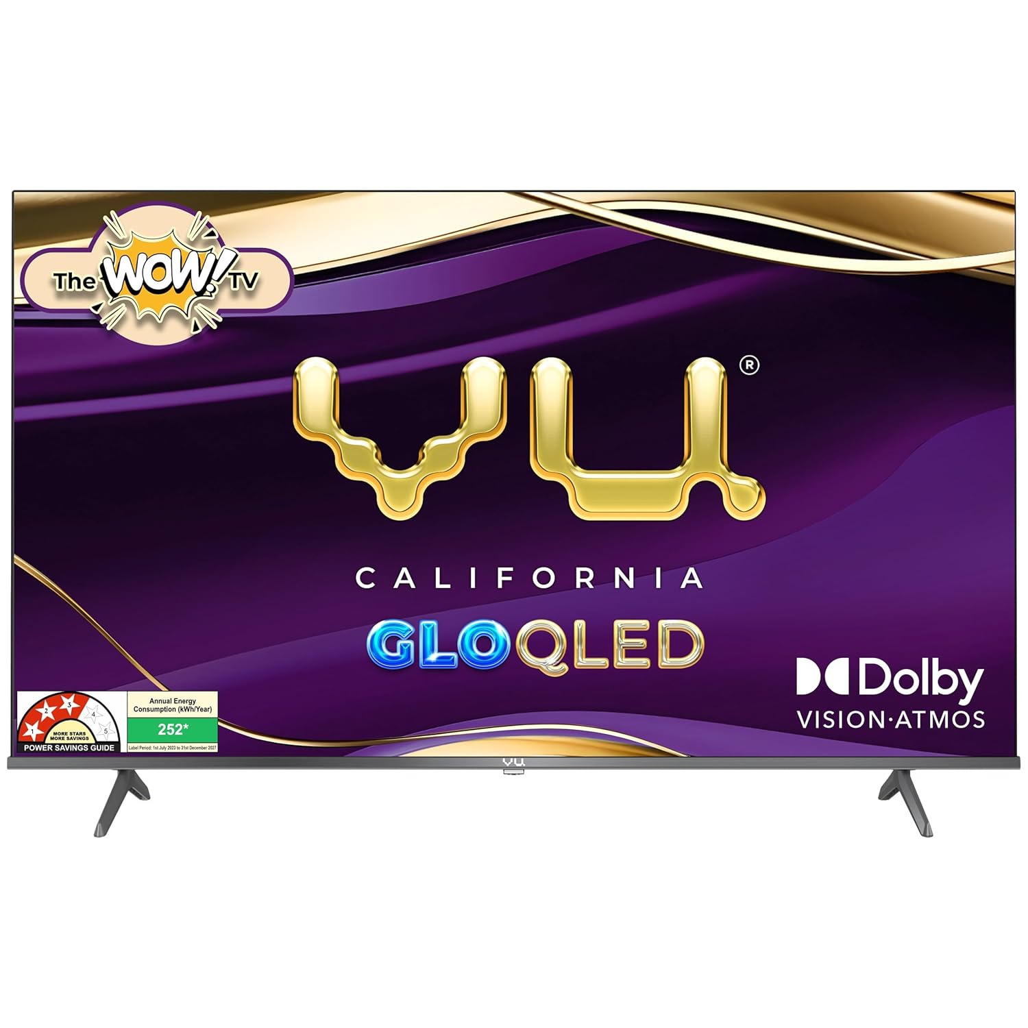 VU GloQLED 65 Inch 4K QLED Smart Google TV