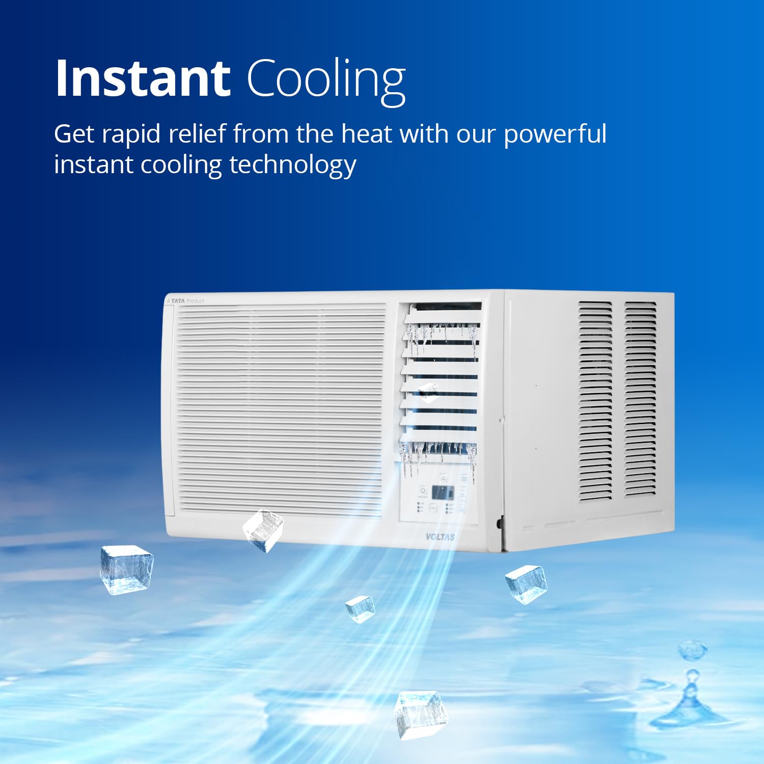 #Voltas 1 Ton 3 Star Fixed Speed Window AC