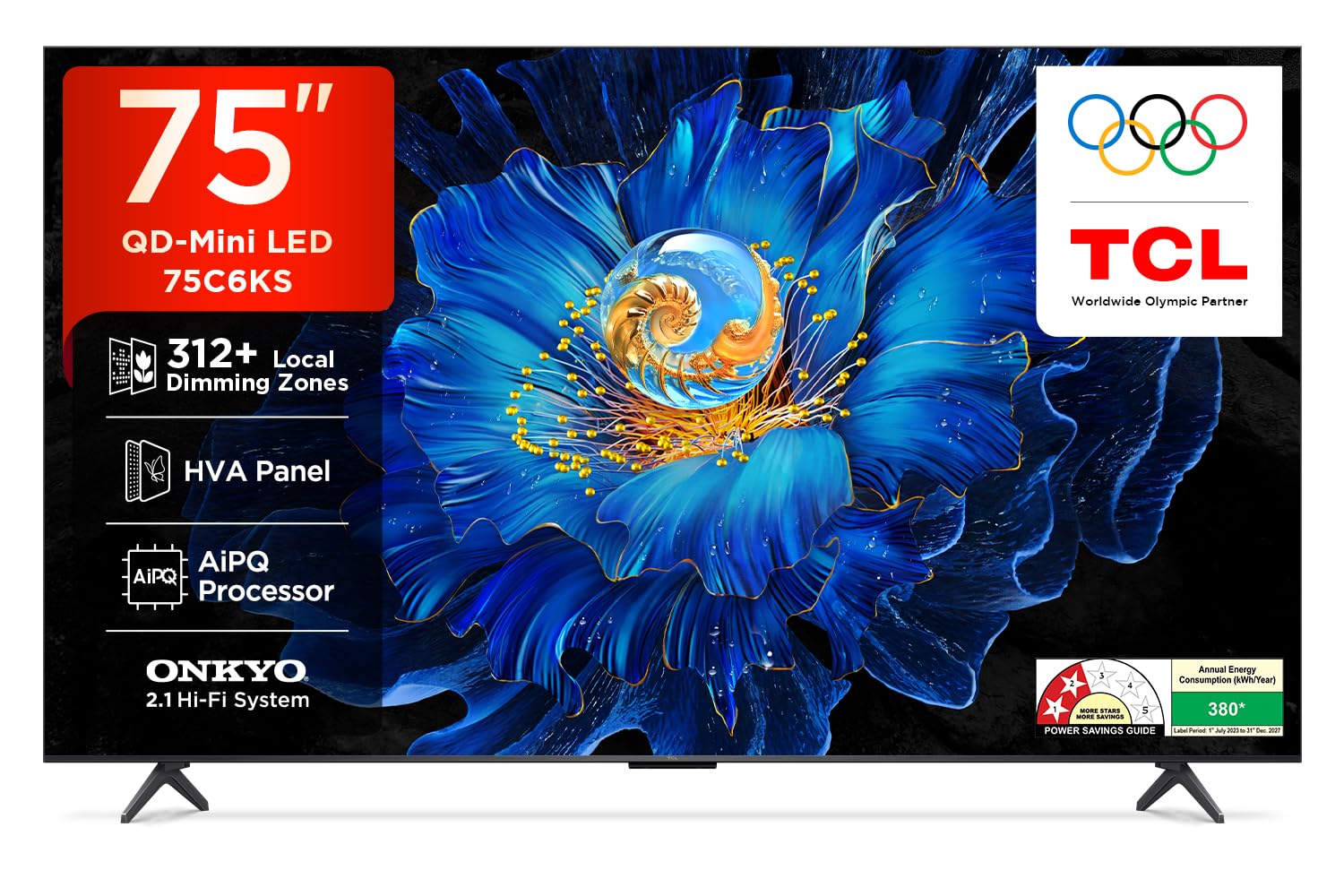 TCL 189 cm (75″) QD-Mini LED TV 75C6KS