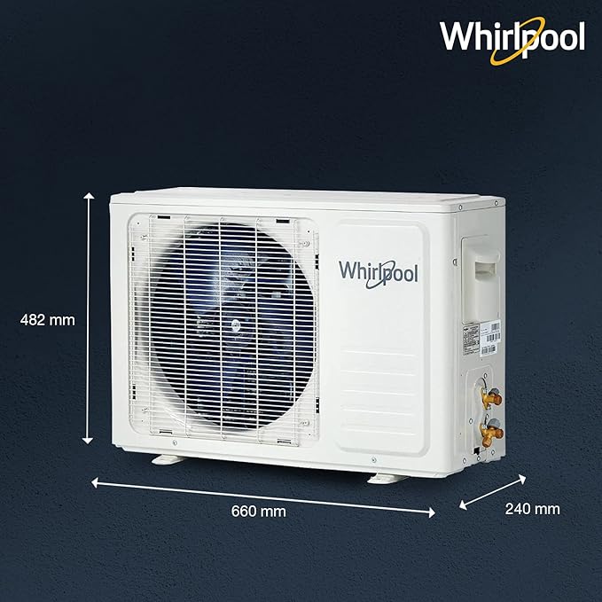 Whirlpool 1 Ton 3 Star Wi-Fi Inverter Split AC (Copper  1.0T 3DCOOL ULTRA NXT WIFI 3S COPR INV)  White Silver