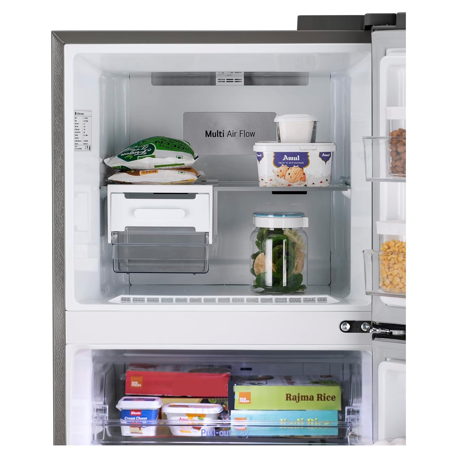 LG 288 L 2 Star Smart Inverter Frost-Free Double Door Refrigerator (GL-S322SPZY- Shiny Steel- Convertible & Multi Airflow Cooling)