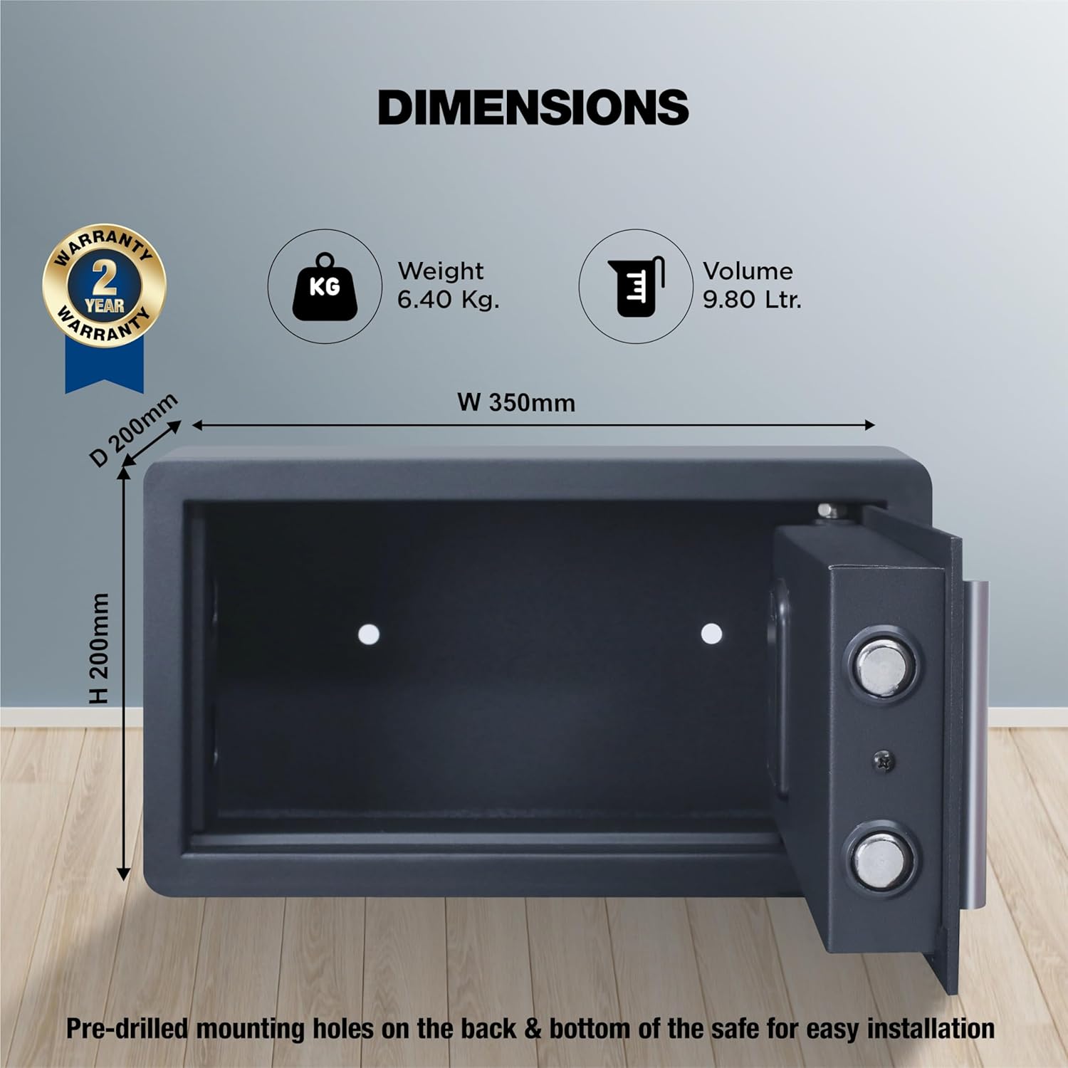 Ozone 9.8 L Digital Safe Locker