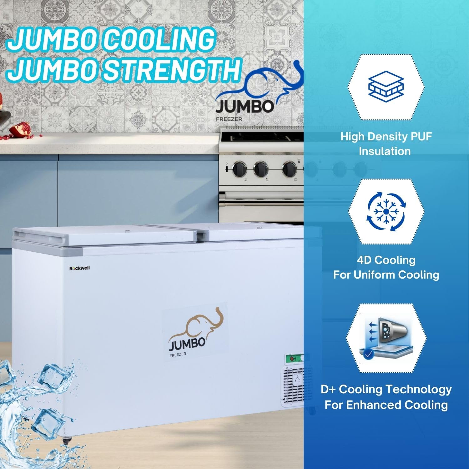 #Rockwell 450DDU Deep Freezer