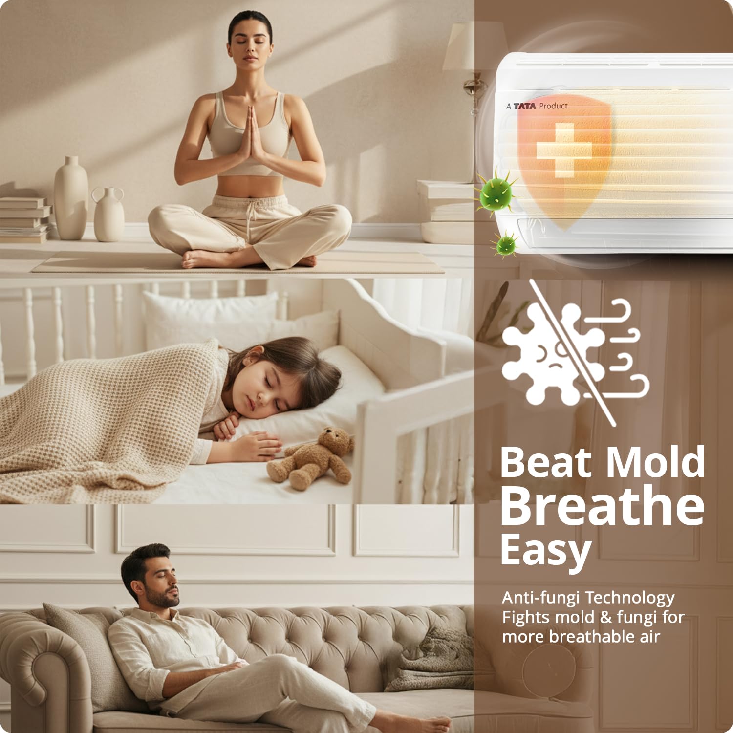 #Voltas 2 Ton 3 Star Inverter Split AC Venus Plus