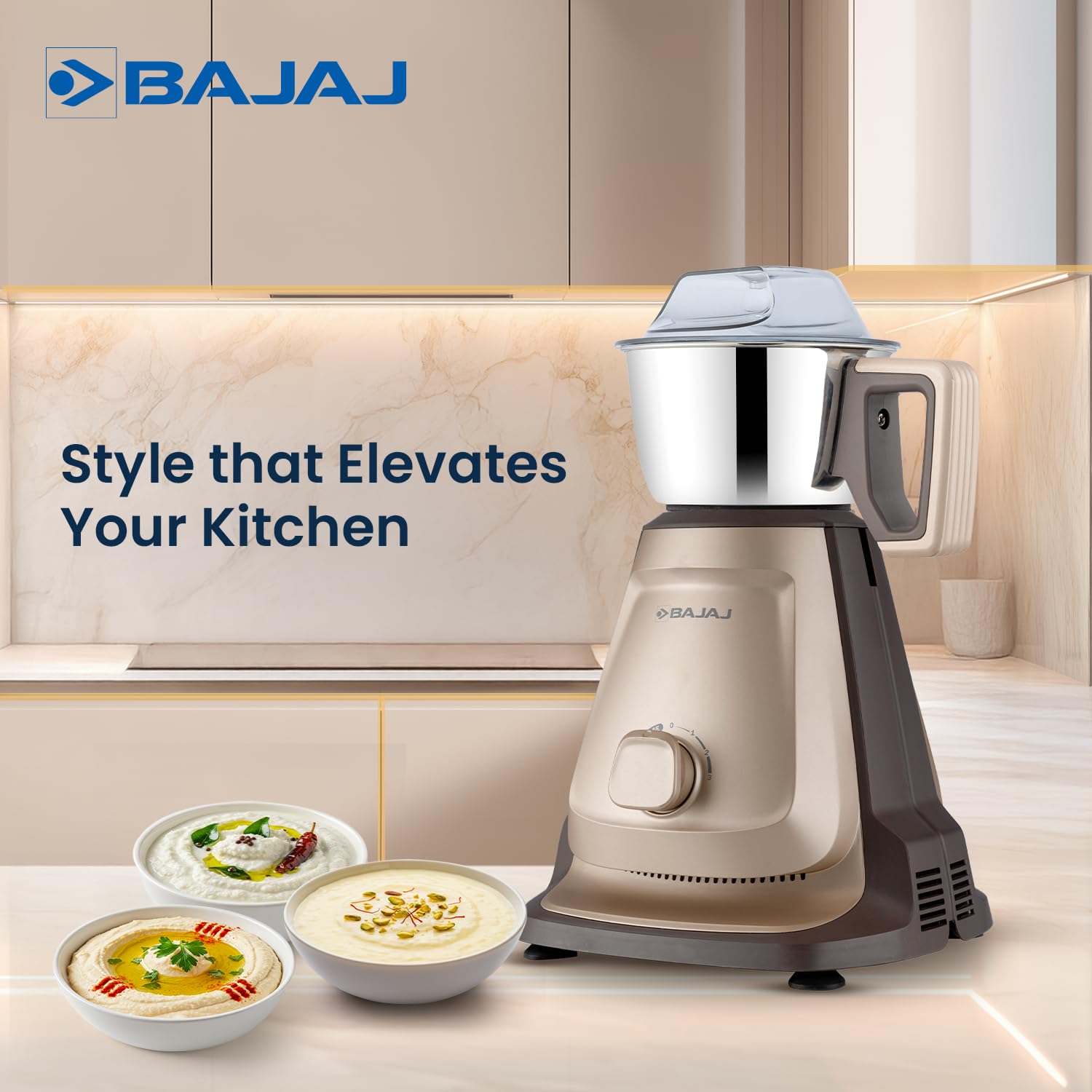 Bajaj Style Mix 1000W Mixer Grinder