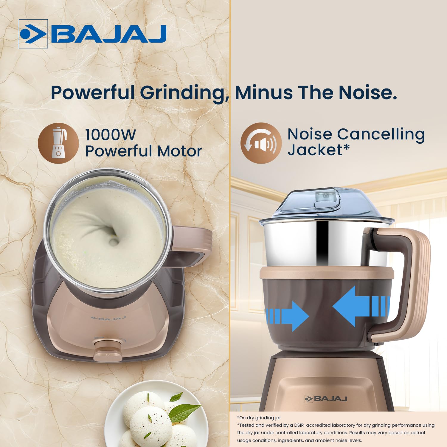 Bajaj Style Mix 1000W Mixer Grinder