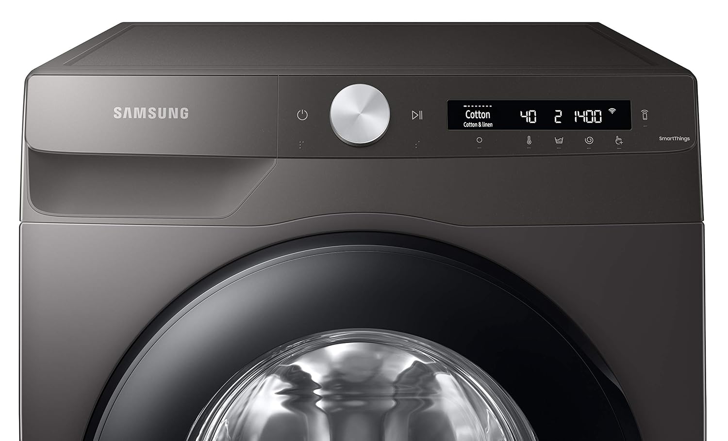 Samsung 8 Kg Wi-Fi Enabled Inverter Fully-Automatic Front Loading Washing Machine (WW80T504DAN/TL- Inox- AI Control)