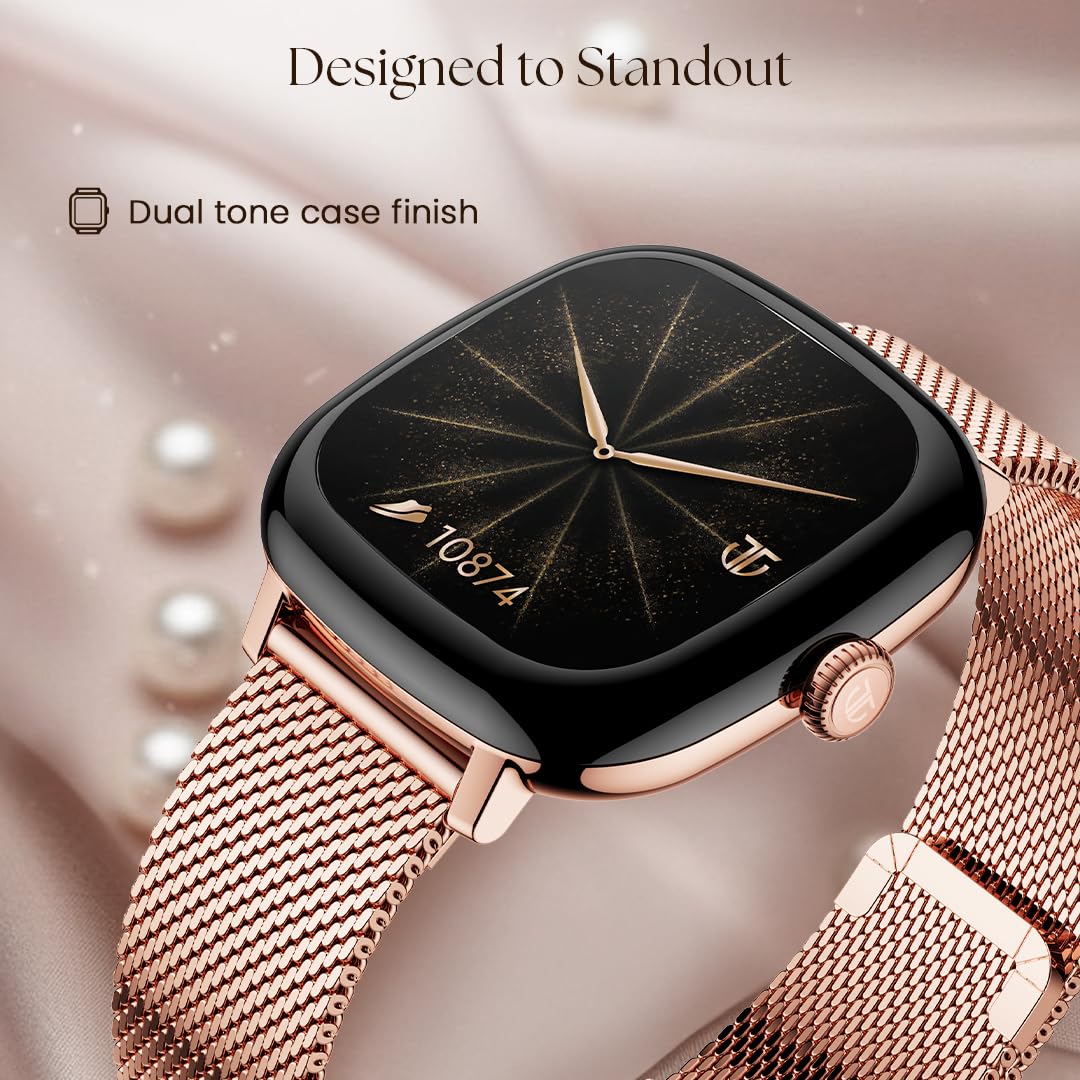 #Rose Gold Ceramic Titan AiRA Smartwatch