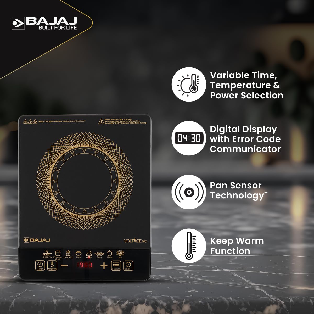 Bajaj ICX 190FS Induction Stove