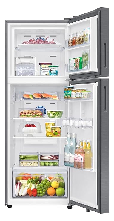Samsung RT41DG6A2BS8/HL 396 Ltrs Double Door Refrigerator (Elegant Inox)