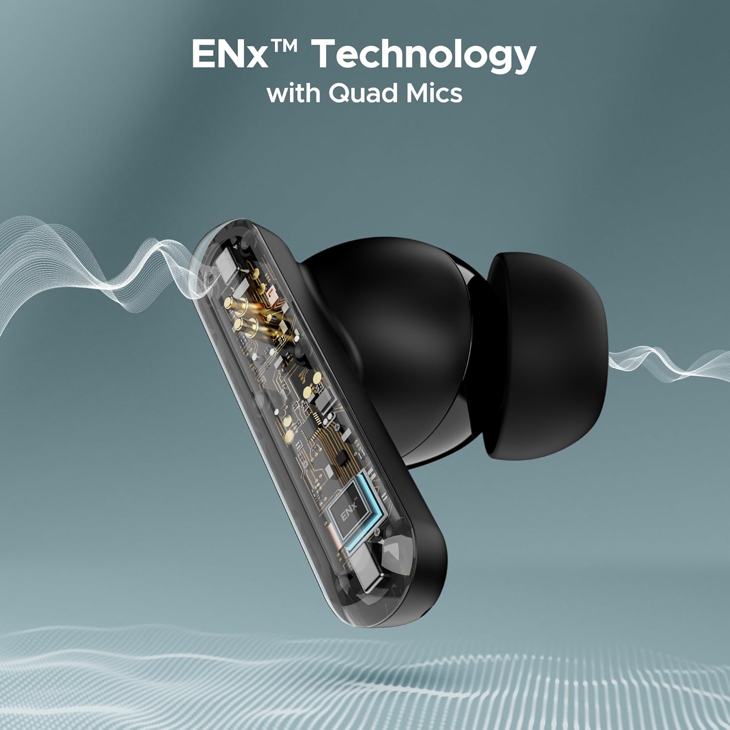 boAt Airdopes Bliss ANC TWS Earbuds w/ ANC(32dB) 42 HRS Playback & BEAST Mode Bluetooth